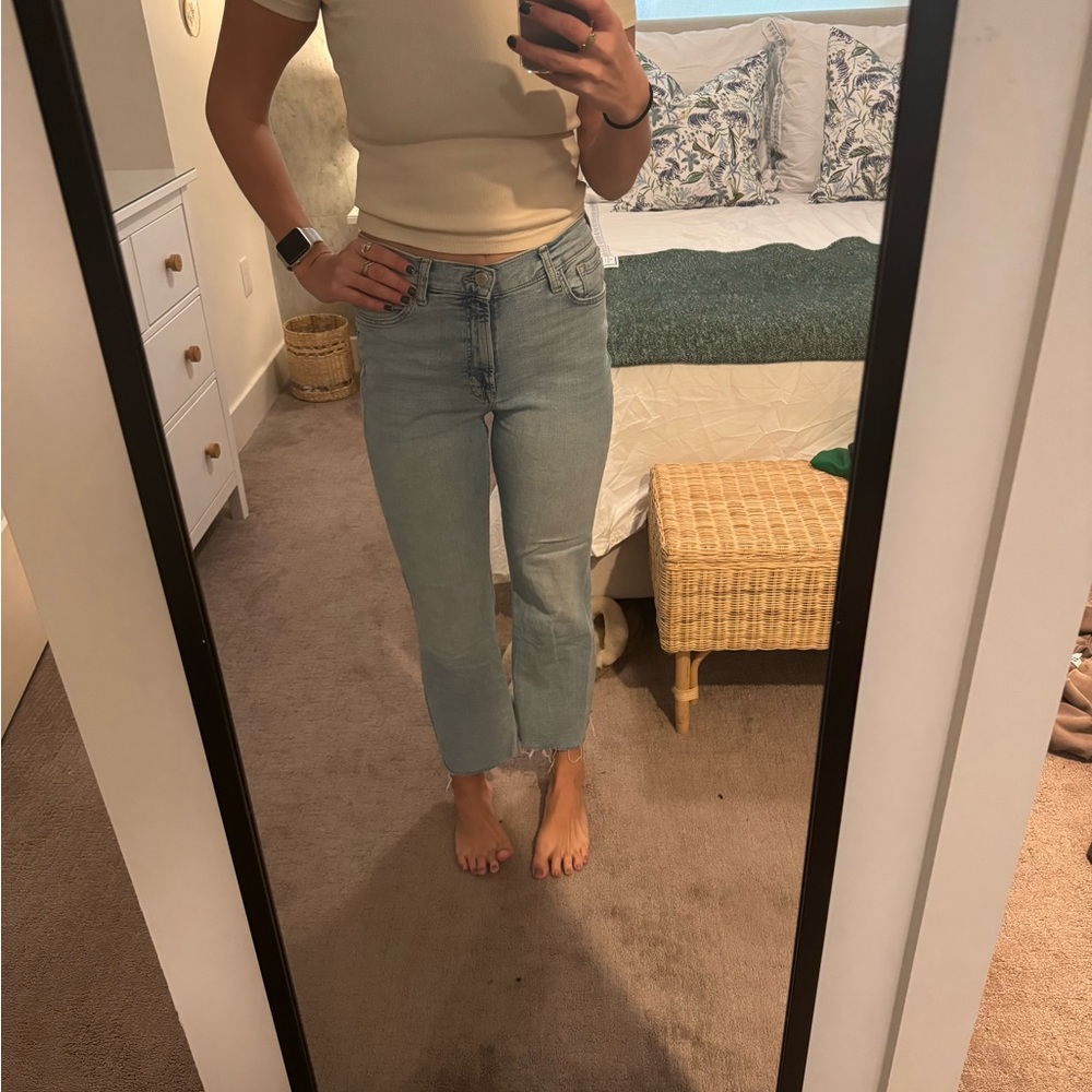 MNGO kick out crop jeans